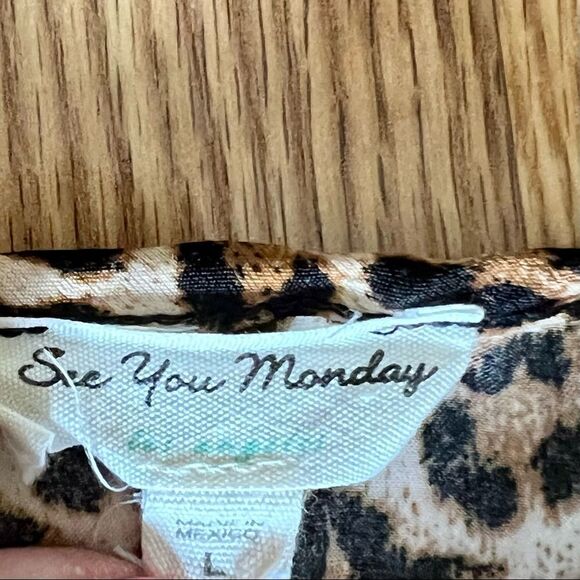 Leopard Midi Slip Dress - Picture 8 of 10